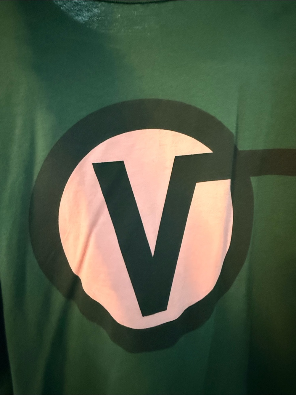Vans Green Crew Neck Logo T-Shirt - Picture 3 of 3